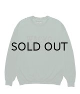 WACKO MARIA (CREW NECK SWEAT SHIRT) GREEN