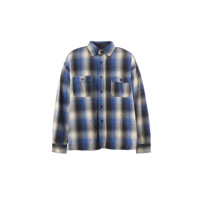 画像1: SAINT Mxxxxxx (BB_FLANNEL SHIRTS_CHECK) BLUE