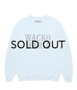 WACKO MARIA (CREW NECK SWEAT SHIRT) L-BLUE