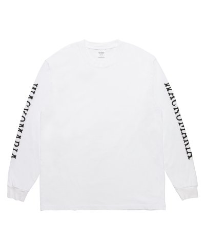 画像1: WACKO MARIA (WASHED HEAVY WEIGHT CREW NECK LONG SLEEVE T-SHIRT TYPE-2) WHITE
