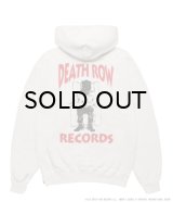 WACKO MARIA (DEATH ROW RECORDS WASHED MIDDLE WEIGHT PULLOVER HOODED SWEAT SHIRT) IVORY