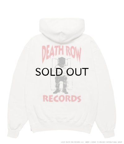 画像1: WACKO MARIA (DEATH ROW RECORDS WASHED MIDDLE WEIGHT PULLOVER HOODED SWEAT SHIRT) IVORY