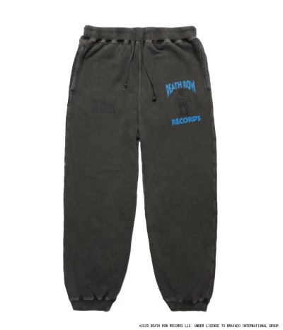 画像1: WACKO MARIA (DEATH ROW RECORDS WASHED MIDDLE WEIGHT SWEAT PANTS) GRAY