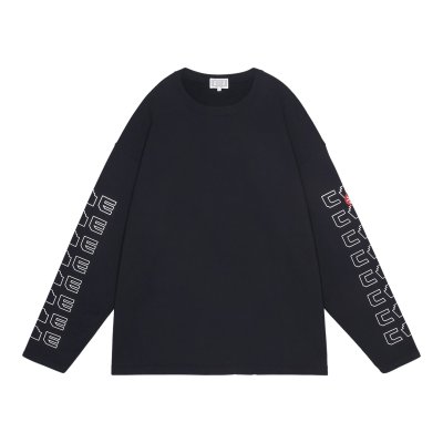 画像1: C.E (C凸E LONG SLEEVE) BLACK