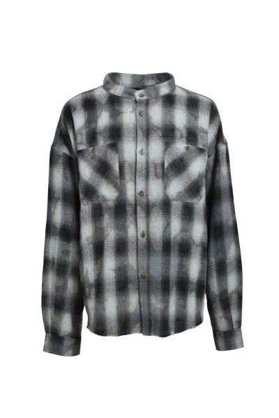 画像1: BREATH (COLLAR LESS SHIRT) BLACK