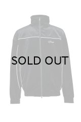 BREATH (SCRIPT LOGO PIPING VELOUR JACKET) BLACK