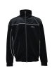 画像1: BREATH (SCRIPT LOGO PIPING VELOUR JACKET) BLACK (1)