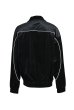 画像2: BREATH (SCRIPT LOGO PIPING VELOUR JACKET) BLACK (2)