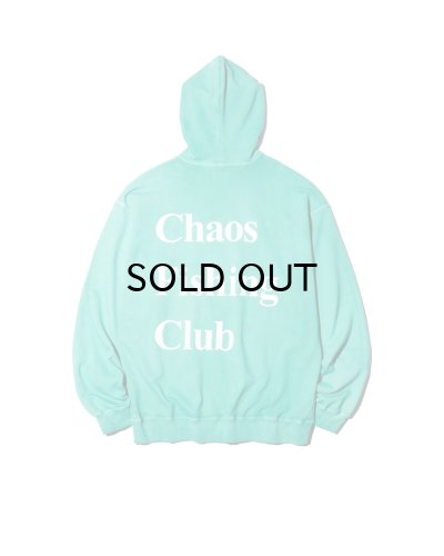 画像2: Chaos Fishing Club (LOGO PIGMENT HOODIE) GREEN -30% OFF- 