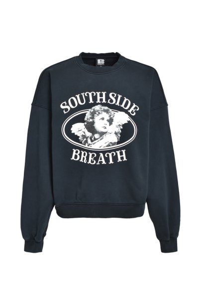 画像1: BREATH (ANGEL LOGO SWEAT) BLACK