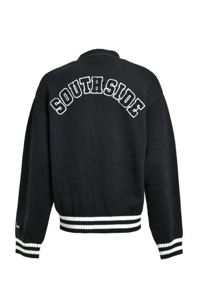 画像2: BREATH (BH PATCH KNIT CARDIGAN) BLACK