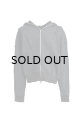 BREATH (FADE ZIP UP HOODIE) BLACK
