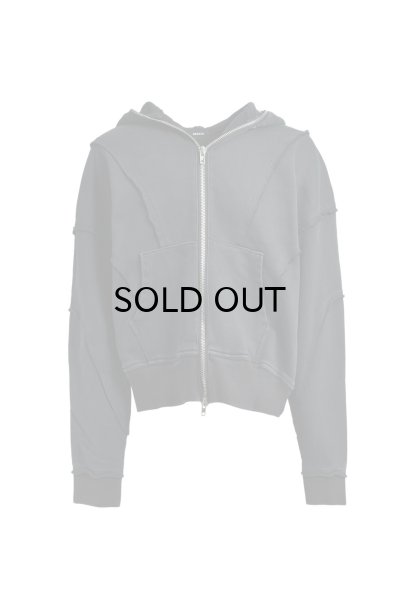 画像1: BREATH (FADE ZIP UP HOODIE) BLACK