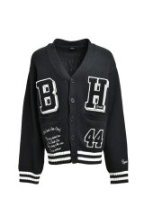 BREATH (BH PATCH KNIT CARDIGAN) BLACK