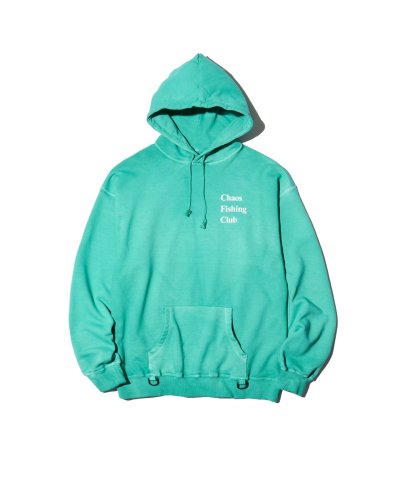 画像1: Chaos Fishing Club (LOGO PIGMENT HOODIE) GREEN