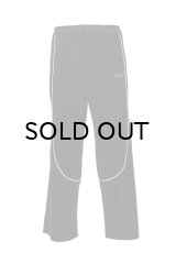 BREATH (SCRIPT LOGO PIPING VELOUR TRACK PANTS) BLACK