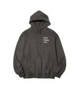 Chaos Fishing Club (LOGO PIGMENT HOODIE) INK BLACK