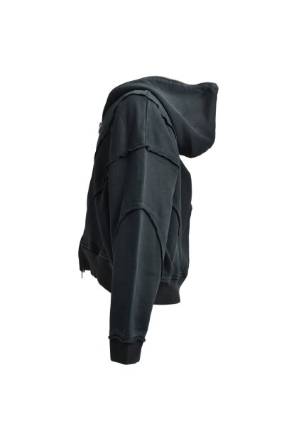 画像3: BREATH (FADE ZIP UP HOODIE) BLACK