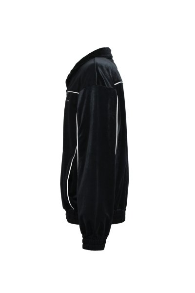 画像3: BREATH (SCRIPT LOGO PIPING VELOUR JACKET) BLACK