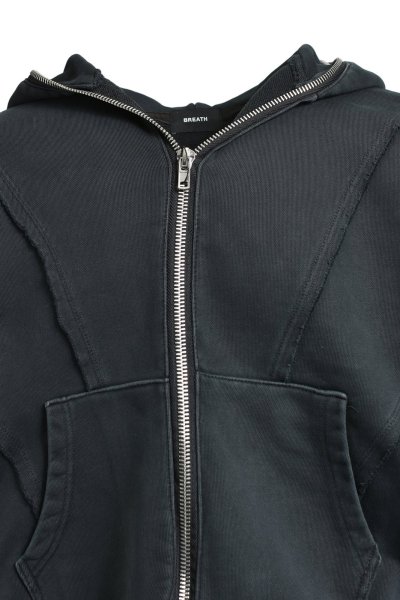 画像4: BREATH (FADE ZIP UP HOODIE) BLACK