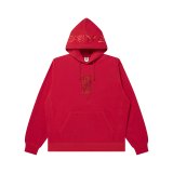 BLACK EYE PATCH (HWC LABEL HOODIE) RED