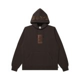 BLACK EYE PATCH (HWC LABEL HOODIE) D.BROWN