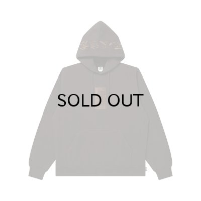 画像1: BLACK EYE PATCH (HWC LABEL HOODIE) D.BROWN