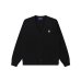 画像1: BLACK EYE PATCH (SMALL OG LABEL CARDIGAN) BLACK (1)