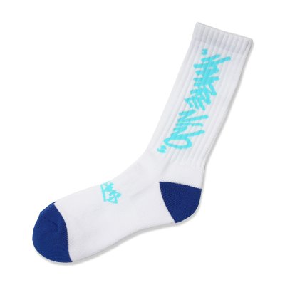 画像1: HOMBRE NINO (SKATE SOCKS) WHITE