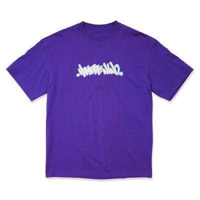 画像1: HOMBRE NINO (S/S PRINT TEE "TAG") PURPLE