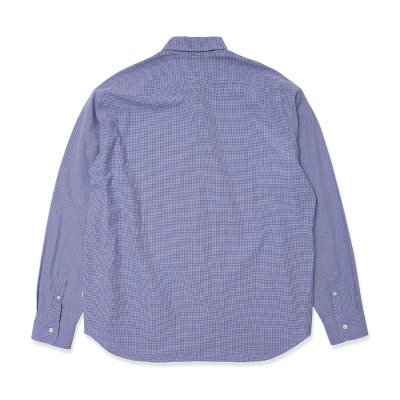 画像2: HOMBRE NINO (MICRO GINGHAM CIRCLE SHIRT) BLUE