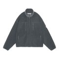 C.E (STAND COLLAR BOA ZIP UP) GREY