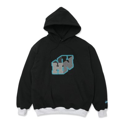 画像1: HOMBRE NINO (PULLOVER HOODIE "HN") BLACK