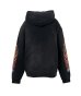 画像2: KAMIYA ("Skull Flame" Distressed Zip-up Hoodie) BLACK (2)
