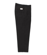 WACKO MARIA (DOUBLE PLEATED CHINO TROUSERS TYPE-1) BLACK