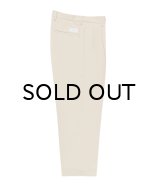 WACKO MARIA (DOUBLE PLEATED CHINO TROUSERS TYPE-1) BEIGE