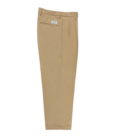 画像1: WACKO MARIA (DOUBLE PLEATED CHINO TROUSERS TYPE-1) BEIGE
