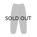 BLACK EYE PATCH (HWC EMBROIDERED PIGMENT DYED SWEAT PANTS) CHARCOAL