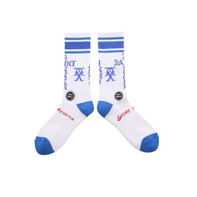 画像1: SAINT Mxxxxxx (SOCKS_SINNER) WHT-BLUE