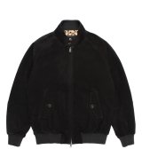 WACKO MARIA (BARACUTA G9 SUEDE LEATHER HARRINGTON JACKET) BLACK