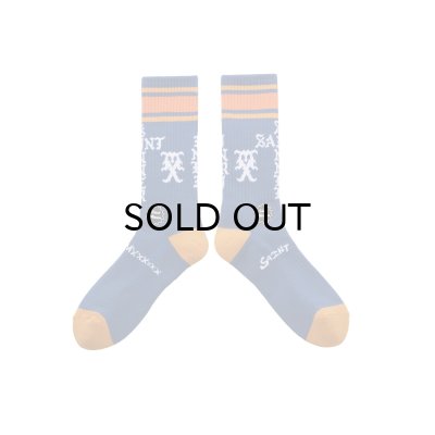 画像1: SAINT Mxxxxxx (SOCKS_SINNER) BLUE-ORANGE