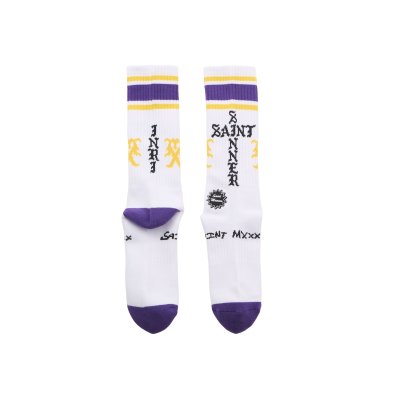 画像2: SAINT Mxxxxxx (SOCKS_SINNER) WHT-PURPLE