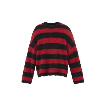 画像1: SAINT Mxxxxxx (CREW NECK KNIT_GLITTER) BORDER