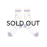 SAINT Mxxxxxx (SOCKS_SINNER) WHT-PURPLE