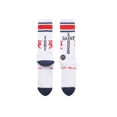 画像2: SAINT Mxxxxxx (SOCKS_SINNER) WHT-RED-BLUE