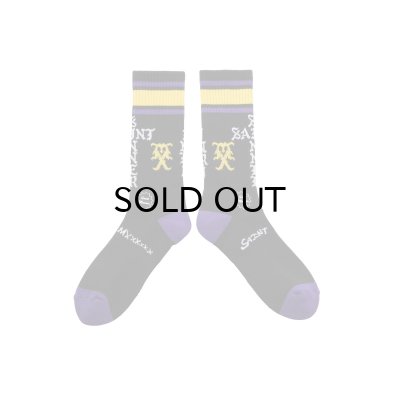 画像1: SAINT Mxxxxxx (SOCKS_SINNER) BLK-PURPLE