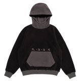 LQQK STUDIO (FLEECE HOODIE) BLACK