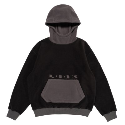 画像1: LQQK STUDIO (FLEECE HOODIE) BLACK