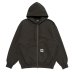 画像1: LQQK STUDIO (SWEAT ZIP HOODIE) BLACK (1)