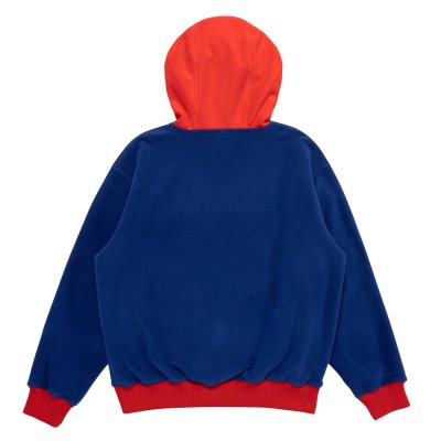 画像2: LQQK STUDIO (FLEECE HOODIE) BLUE RED